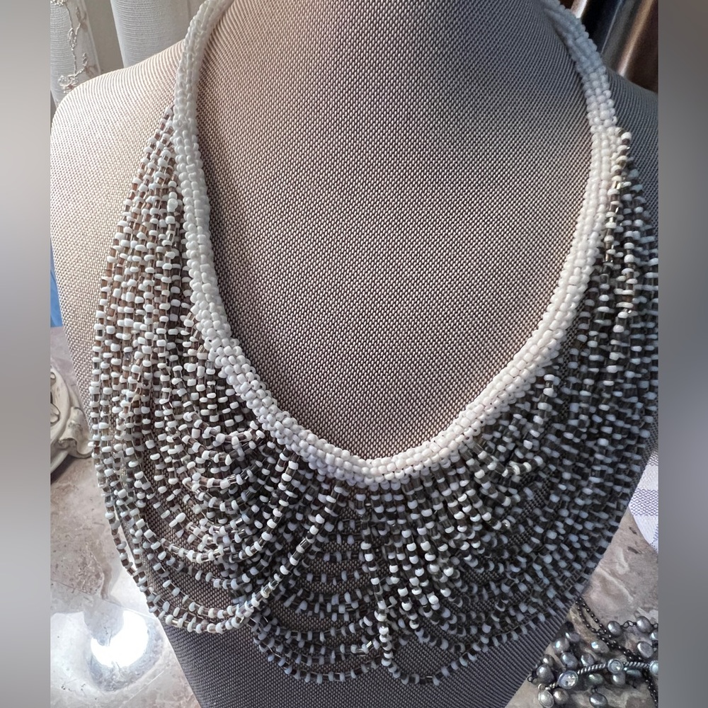 nordstrom beaded collar necklace - Picture 2 of 4